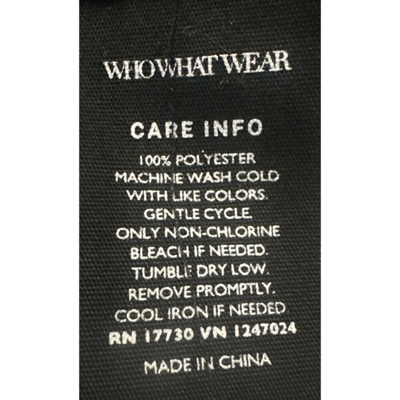 Women’s Who What Wear BLACK Shear W/ Multicolor Floral Ruffle Sleeveless Top -L - Picture 7 of 7